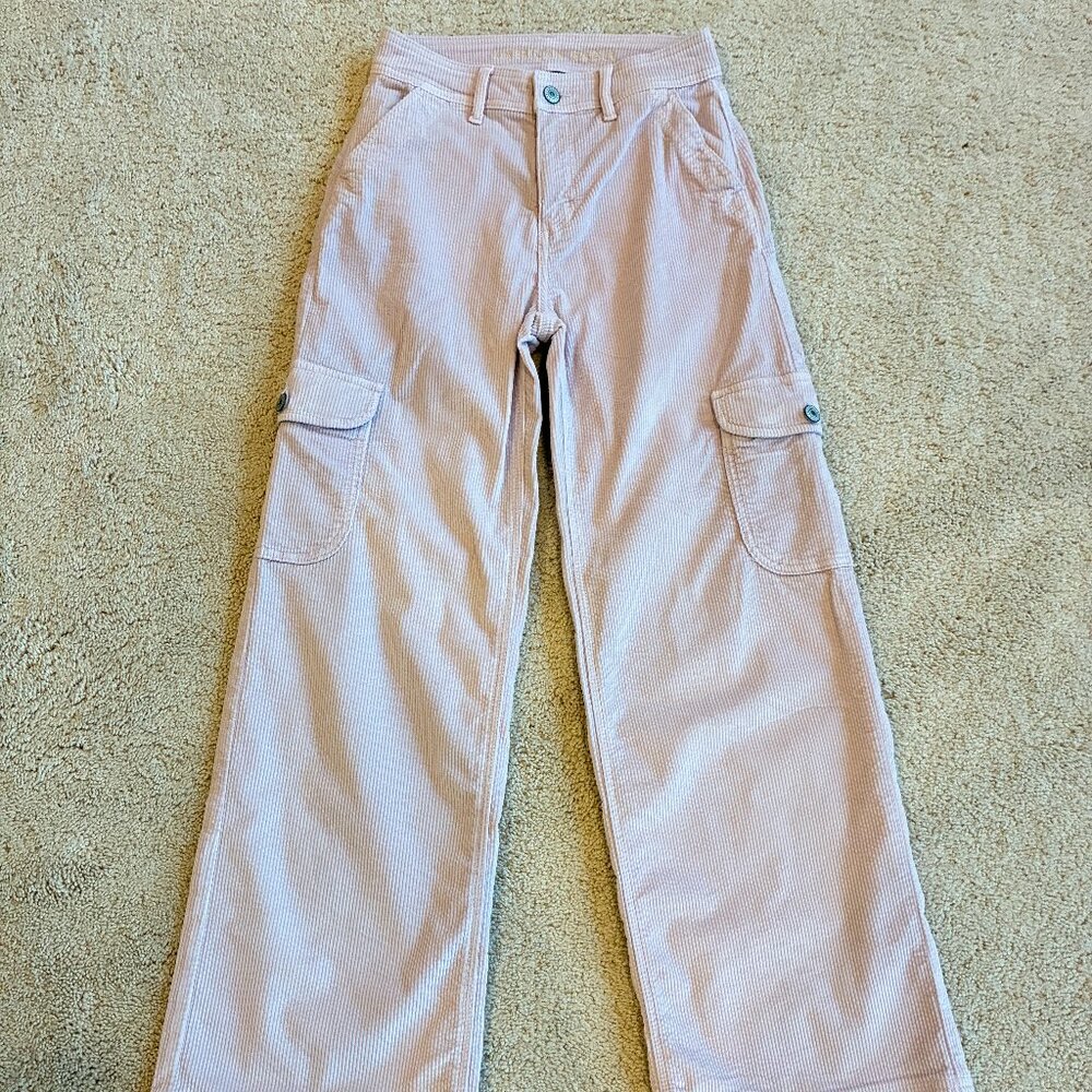 AE Dreamy Drape Stretch Corduroy Super High-Waisted Baggy Wide-Leg Pant